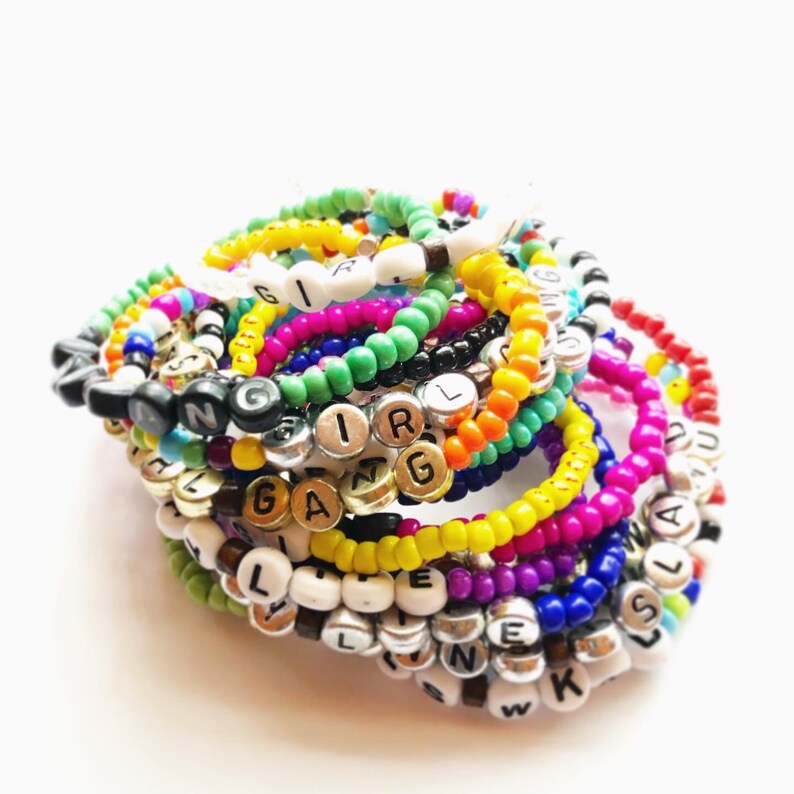 Girl Gang Bracelet Set Girls Weekend Gifts Bachelorette Etsy