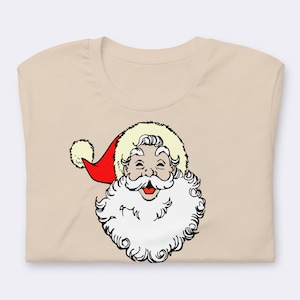 Vintage Santa T Shirt | Santa Claus T-shirt Santa Graphic Shirt Old School Santa TShirt Melanin Shirt