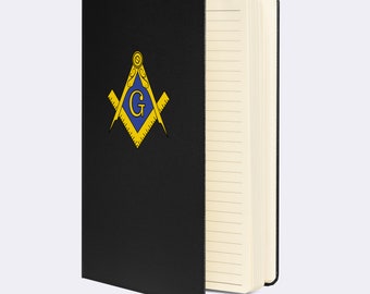 Mason Notebook | Mason Gift Masonic Hardcover Bound Notebook Masonic Accessories Masonic Journal