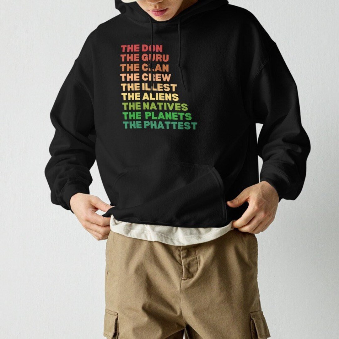 Gift Rapper Cloths Hip Hop Hoodie | 90s Rapper Hoodie Music History Lover Gift Rap Artist ...