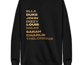 Jazz Legends Sweatshirt: Music Festival Crewneck