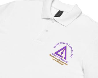 Royal and Select Masters Polo Shirt | Mason Polo Illustrious Companion Customized Council Shirt