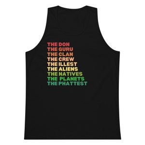 Regata Hip Hop | Regata Tributo ao Rap dos Anos 90 Presente para Amantes da Música | Regata de Show de Hip Hop dos Anos 90 Camiseta Musculosa de Rapper Unissex Lendas do Rap Vintage