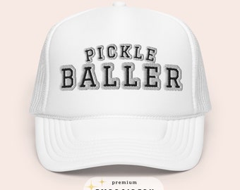 Pickleball Hat | Trucker Hat Pickleball Tournament Accessories Pickleball Lover Funny Pickleball Gift for Pickleball Player Pickleball Team