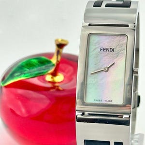 fendi 3250L Women&#39;s Vintage Watch Quartz silver