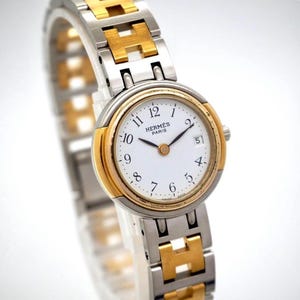 Hermes Windsor Watch With Gold H Band 23mm - Etsy