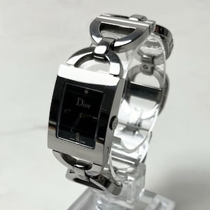 Montre vintage pour femme Dior Maris en argent