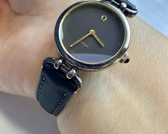 vintage Omega deville  quartz    watch gold