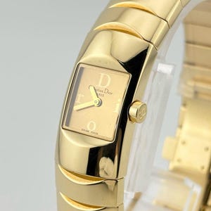 Rare Dior  women’s   Vintage Watch gold 2000yrs D102-150