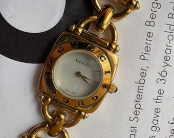 Gucci 6400L Women's Vintage Watch Gold New Battery - Etsy