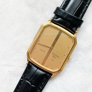 Christian Dior  women's Vintage Watch  Gold new strap