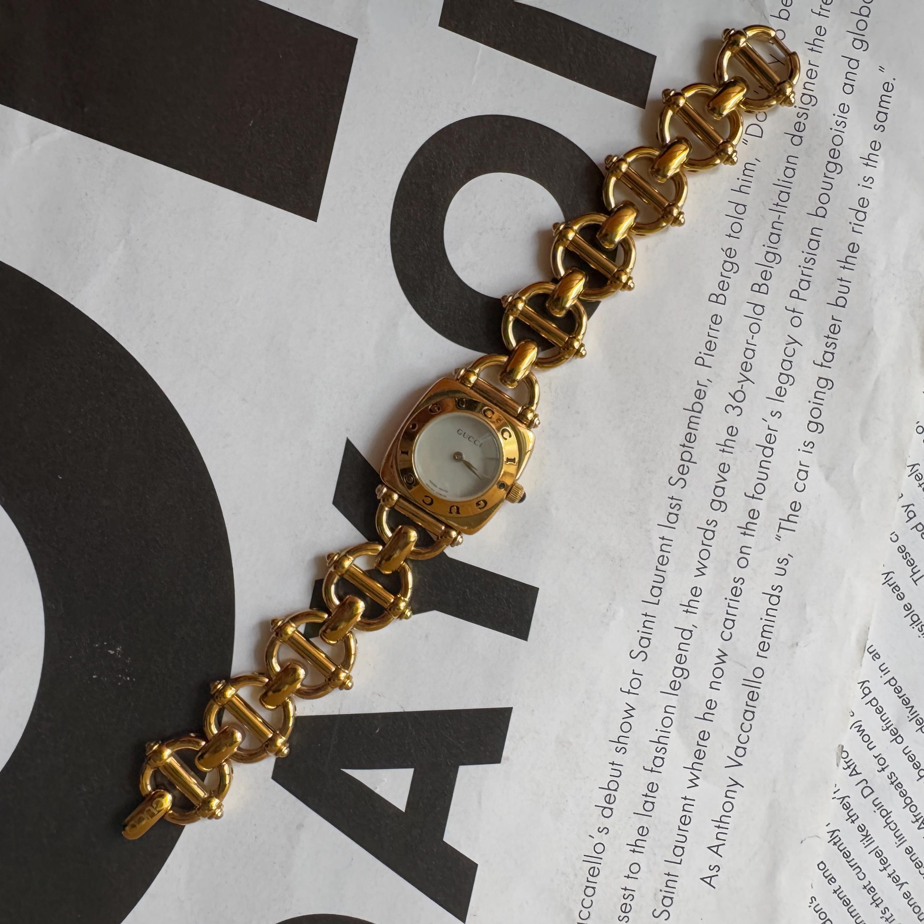 Gucci 6400L Women's Vintage Watch Gold New Battery - Etsy