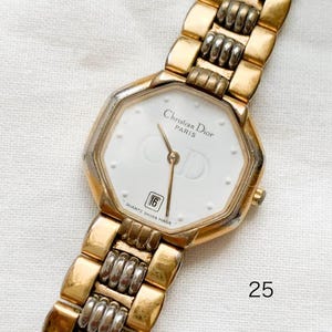 Dior vintage dameshorloge goud