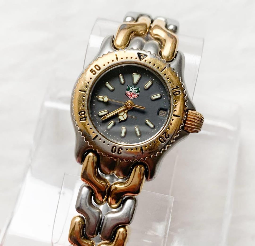 Vintage Tag Heuer Womens Watch Silver Gold S95.208m - Etsy