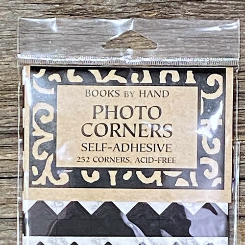 Black Photo Corners Selfadhesive Acidfree 252 Ct. Etsy