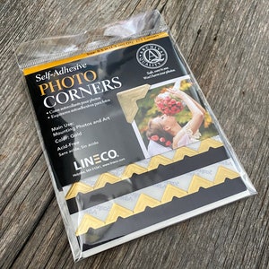 Gold photo corners self-adhesive acid-free 252 ct. image 2