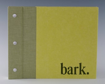 Handmade Photo Album: Bark small