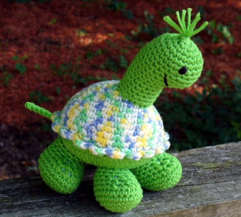 PATTERN Tootles Turtle PDF Crochet Amigurumi image 1