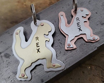 T-Rex Pet Tag