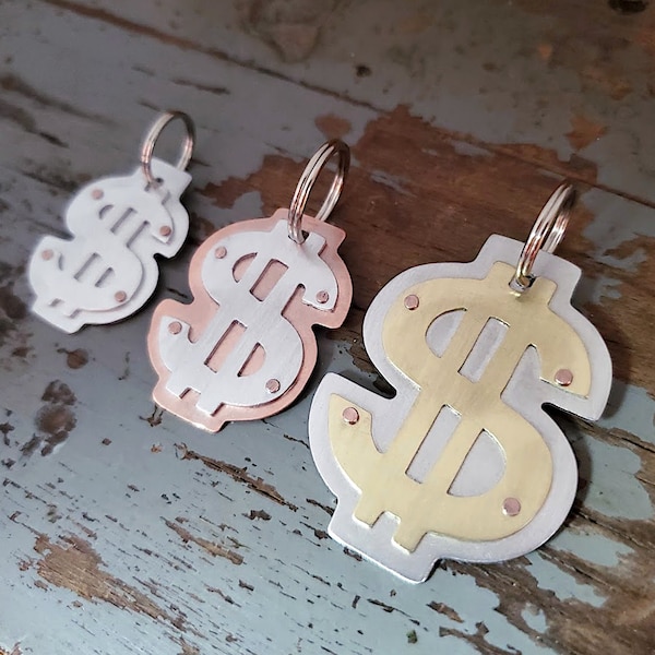 Dollar Sign Pet Tag