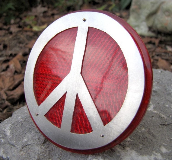 Rote Fahrrad Reflektor, Lg Peace Zeichen - .de