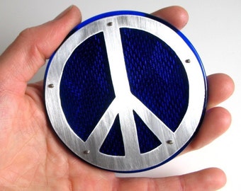 XL Peace Sign Bike Refelctor
