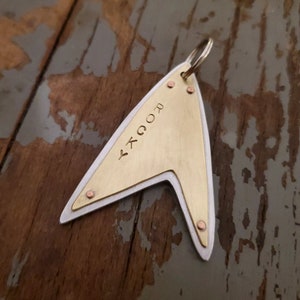 Star Trek starfleet pet tag