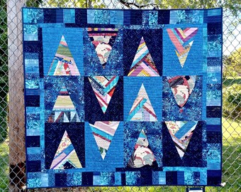 Quilt - Triangles - 53 x 58 -