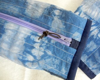 Zipper Pouch - Indigo - Hand-dyed