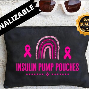 Sacchetto personalizzato per la sensibilizzazione sul cancro al cervello / Regalo con nastro grigio per combattente / Borsa essenziale per la chemioterapia / Sacchetto con cerniera motivazionale per guerrieri