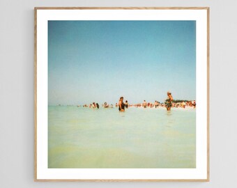 Polaroid Photograph, Polaroid Print, Beach Photograph, Florida Art, Summer Art, 2900 Miles 1, Ocean Print, Film Photography, Beach Art