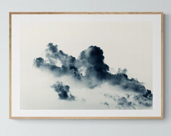 Storm Clouds #1, Original Print, Collecting Clouds, Sky Print, Cloud Photograph, Cyanotype Photograph, Fine Art Photograph, Oversized Art