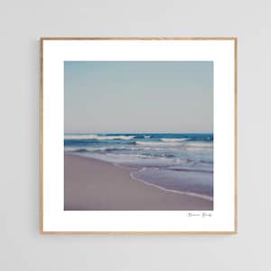 Beach Photograph - Fine Art - Nature Photography - Ombre - Landscape Photograph - Nautical Decor - Lake Michigan Photograph - Home Decor