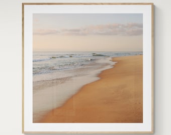 Coastal Art, Beach Photograph, Ocean Print, Speechless, Waves Art Print, Outer Banks Print, Oversized Art, Sunrise Art Print, Summer Art,OBX