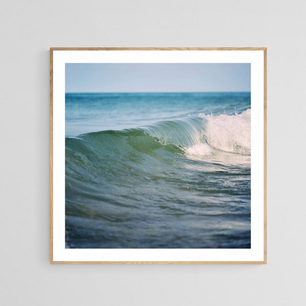 Lake Michigan Print, Wave Art, Nature Photography, Michigan Art, Beach Art Print, Wave Print, Break Of Day #6, Ocean Print, Oversized Art