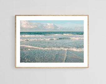Anna Maria Island Photograph, Beach Art, Ocean Photography, October Surf, Florida Photo, Beach Wall Art, Oversized Art, Coastal Art Print