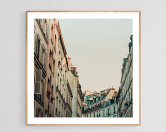 Paris Print, French Art, Pastel Paris, Architecture Print, Paris Decor, Paris Photograph, France Art, Oversized Art Print, Boho Wall Art