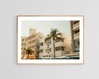 Miami Print, Miami Art, Miami Beach Photograph, Coastal Decor, Architecture Print, City Print, Congress Hotel Miami Print, Art Deco Wall Art