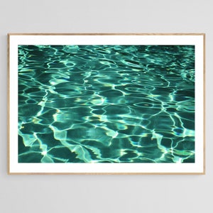 Abstract Swimming Pool Print, Pool Art, Refresh, Landscape Photograph, Wall Art Decor, Summer Art, Fine Art Photograph, Swimming Pool Art