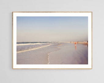 Siesta Key Print, Beach Photo, Ocean Photography, Purple Haze #3, Florida Art, Siesta Key Photo, Oversized Art, Coastal Print, Beach Decor