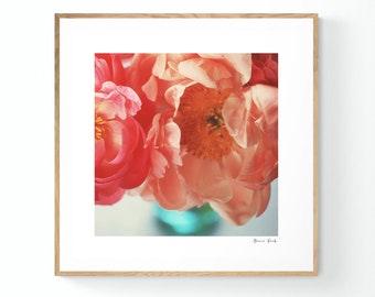 Peony Art Print, Flower Photograph. Spring Art,  Paeonia 4,  Fine Art Photograph, Alicia Bock, Floral Print, Peony Photograph, Oversized Art
