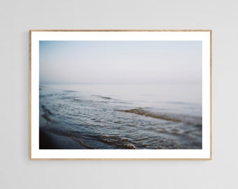 Beach Art Print, Lake Michigan Photograph, Coastal Decor, Depth of Breath Print, Lake Michigan Print, Ocean Art, Beacg Photograph, Boho Art