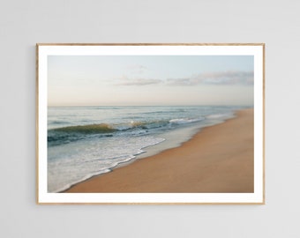 Beach Waves Print, Ocean Photograph, Roll With It, Coastal Print, Abstract Print, Beach Print, Nautical Decor, Beach Decor, Beach Art Print