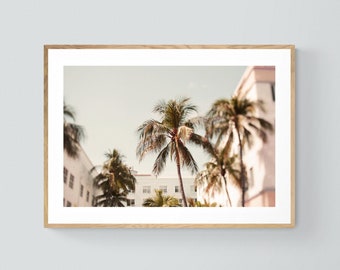 Miami Print, Miami Art, Miami Beach Photograph, Coastal Decor, Architecture Print, City Print, City Art, Art Deco Building, Tropical Print,
