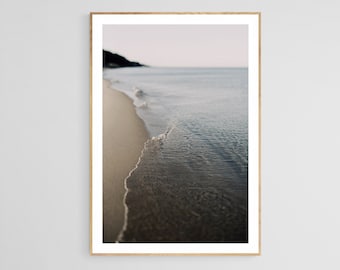 Beach Print, Lake Michigan Photography, Calm #2, Coastal Home Decor, Oversized Wall Art, Lake Michigan Print, Ocean Art, Seaside Photo