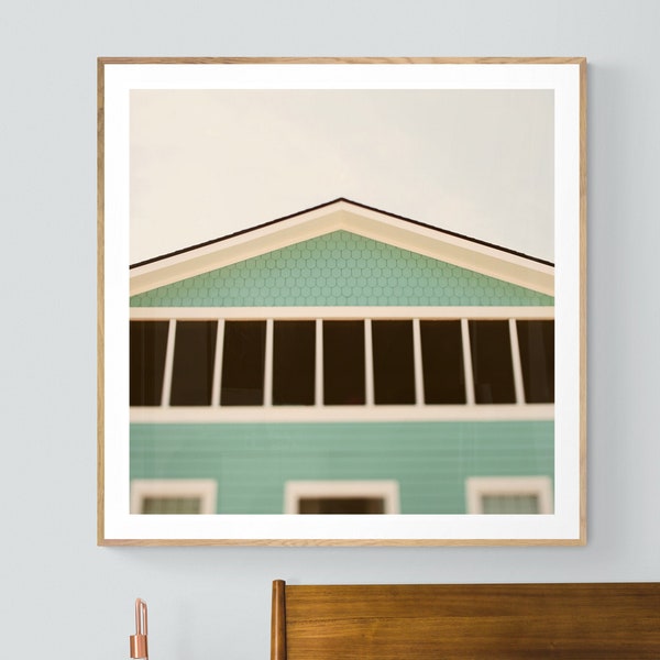 South Carolina Print, Beach House Print, The Beach House, Architecture Print, Coastal Print, Coastal Decor, Oversized Wall Art