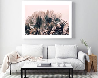 Palm Tree Art, Tropical Print, Botanical Art Print, I Like You The Most, Fine Art Photo, Florida Print, California Photograph, Oversized Art