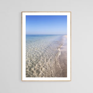 Beach Photo, Ocean Photography, Crystal Clear #2, Florida Art, Gulf Coast Photo, Oversized Art, Coastal Print, Beach Decor, Florida Print