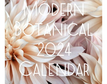 2024 Wall Calendar, Art Calendar, Flower Calendar, Tropical Calendar, Photography Calendar, Botanical Calendar, Floral Calendar, Nature
