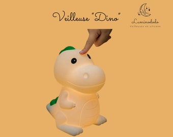 Veilleuse Dinosaure - LED Rechargeable - Compagnon de nuit apaisant et amusant pour les petits et grands - Livraison gratuite et rapide